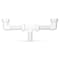 Keeney Insta-Plumb Double Bowl Sink 16" Center Outlet Waste 130-16QLK